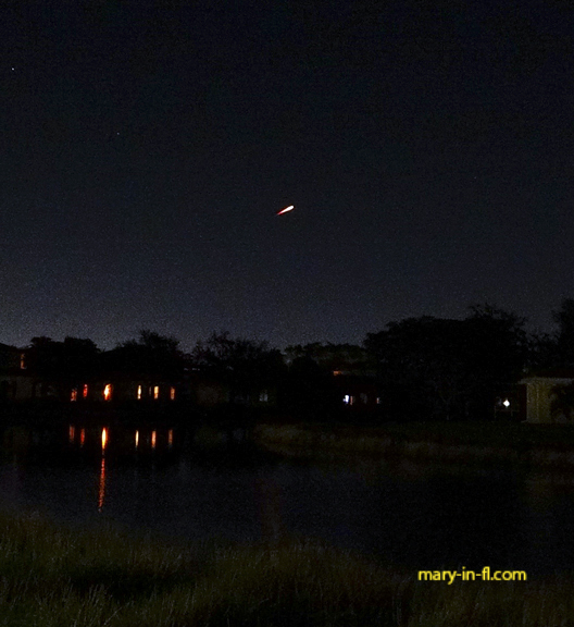 SpaceX Starlink 6-76 launch 11-26-2024 as seen in Fort Myers, FL