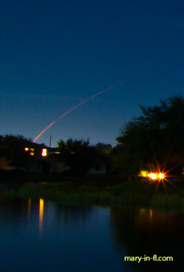 Atlas V 411 Solar Orbiter launch 02-09-2020 as seen in Fort Myers, FL
