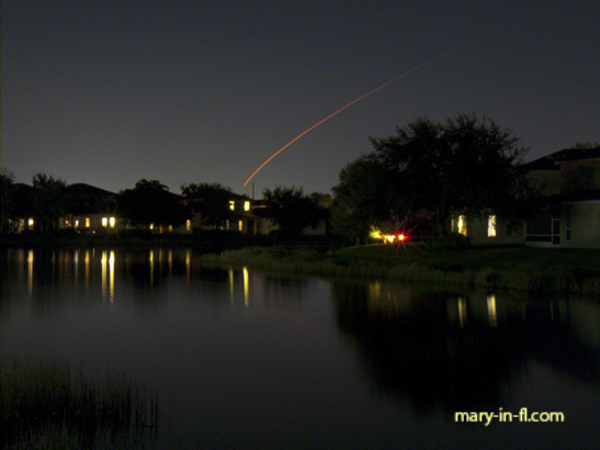 SpaceX launch 12-16-2019 as seen in Fort Myers, FL