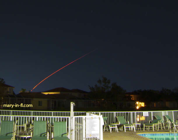 SpaceX Starlink 6-14 launch on 09-08-2023 as seen in Fort Myers, FL