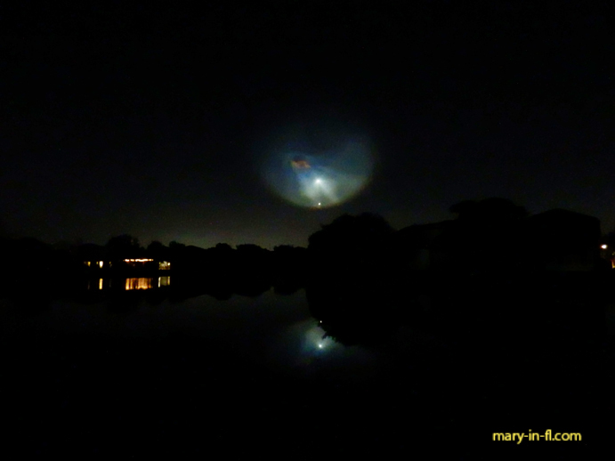 SpaceX launch 06-13-2020 as seen in Fort Myers, FL